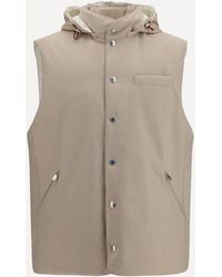 Brunello Cucinelli - Wool Down Vest - Lyst