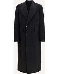 Séfr - Long Wool And Cashmere Coat - Lyst