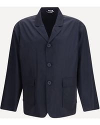 Thom Browne - Packable Logo Print Jacket - Lyst