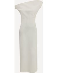 Magda Butrym - Abito Midi Off-Shoulder - Lyst