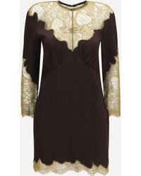 The Attico - Lace Mini Dress - Lyst