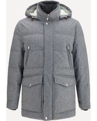 Brunello Cucinelli - Cashmere Down Jacket - Lyst