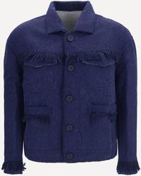 BAZISZT - Vedu Reversible Alpaca And Wool-Blend Jacket - Lyst