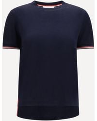 Thom Browne - Wool-Blend T-Shirt - Lyst