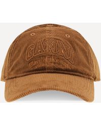 Ganni - Corduroy Cap - Lyst