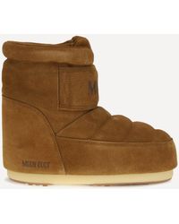 Moon Boot - Icon Strap Suede Boots - Lyst