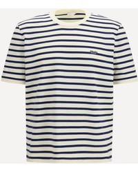Prada - Short-Sleeve Cotton Sweater - Lyst