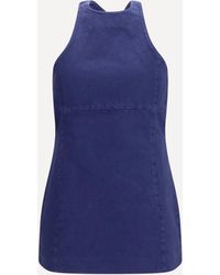 Miu Miu - Short Cotton Dress - Lyst