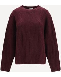Allude - Cashmere And Silk Sweater With Voluminous Sleeves - Lyst