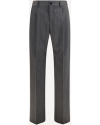 Valentino - Straight-Leg Wool Pants - Lyst