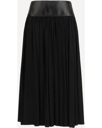 Alaïa - Skirt With Leather Belt - Lyst