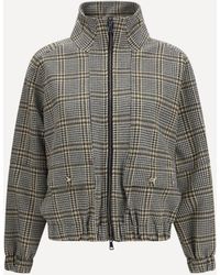 Fabiana Filippi - Check Jersey Bomber Jacket - Lyst