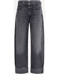 Agolde - Cuffed Taper Wide Jeans - Lyst