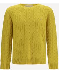 Valentino - Vlogo Cable-Knit Cashmere Sweater - Lyst