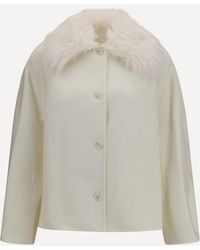 Loulou de Saison - Rafe Jacket With Faux-Fur Collar - Lyst
