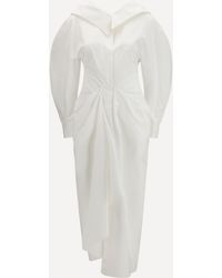 Givenchy - Long Cut-Out Chemisier Dress - Lyst