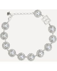 Magda Butrym - Pearl And Crystal Necklace - Lyst