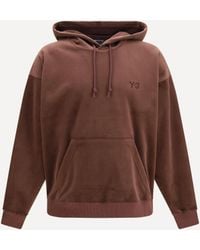 Y-3 - Corduroy Hooded Sweatshirt - Lyst