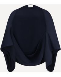 P.A.R.O.S.H. - P. A.R. O.S. H. Draped Mid-Length Sweatshirt - Lyst