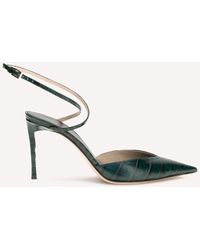 Tom Ford - Crocodile-Print Leather Pumps - Lyst