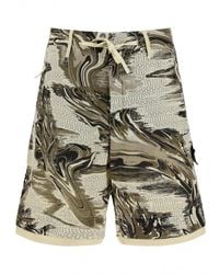 Stone Island Shadow Project Shorts - Brown
