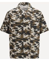 Gcds - Checked Camo Shirt - Lyst