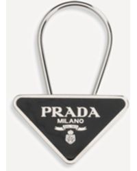 Prada - Metal Key Ring - Lyst