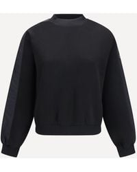 Moose Knuckles - Mix Media Crewneck Sweater - Lyst
