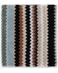 Missoni - Zig Zag Patterned Cotton Towel - Lyst