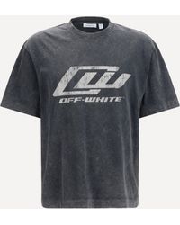 Off-White c/o Virgil Abloh - Racing Skate T-Shirt With Print - Lyst