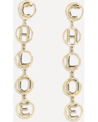 Chloé - Orecchini Script Pendenti - Lyst