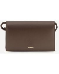 Jil Sander - Tangle Wallet With Shoulder Strap - Lyst