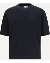 Laneus - Cotton Knitted T-Shirt - Lyst