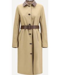 Jacob Cohen - Reversible Cotton Gabardine And Cashmere Pied-De-Poule Trench Coat - Lyst