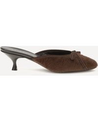 Herbert Levine - Fur Sandals - Lyst