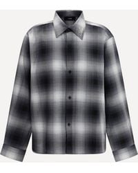 Amiri - Oversized Flannel Shirt - Lyst