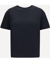 TOTEME - Classic Monochrome T-Shirt - Lyst