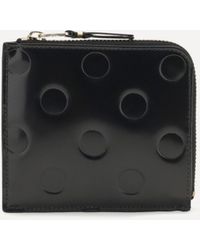 Comme des Garçons - Embossed Polka-Dot Leather Wallet - Lyst