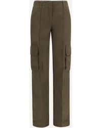 Burberry - Gabardine Cargo Pants - Lyst