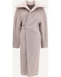 Rick Owens - Dracucollar Belted Coat - Lyst