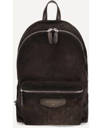Santoni - Suede Backpack - Lyst