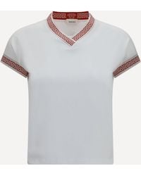 Versace - T-Shirt By With Greca Details - Lyst