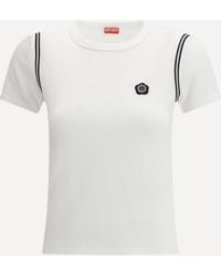 KENZO - Cotton Boke Flower 2.0 Embroidered T-Shirt - Lyst