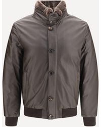 Moorer - Cleros P1 Shearling Down Jacket - Lyst