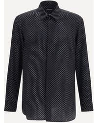 Tom Ford - Silk Crêpe De Chine Polka-Dot Shirt - Lyst