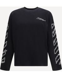 Off-White c/o Virgil Abloh - Patterned Long-Sleeve T-Shirt - Lyst