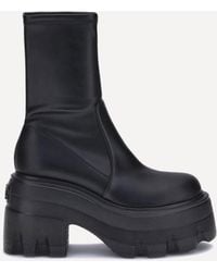 Casadei - Faux Leather Ankle Boots - Lyst