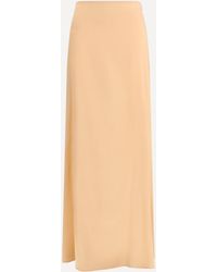 Kristina Ti - Classic Long Silk Skirt - Lyst