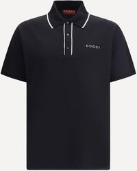 Gucci - Maglia Polo Logata - Lyst