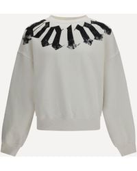 Palm Angels - Big Neck Logo Sweatshirt - Lyst